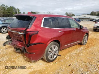 2023 Cadillac XT6 Premium Luxury with VIN 1GYKPERS0PZ179033, listed as a Copart auction lot 42853465 with 26,321 mi miles and Salvage Title. Bid and sale history available at DreamBid. Image 3.