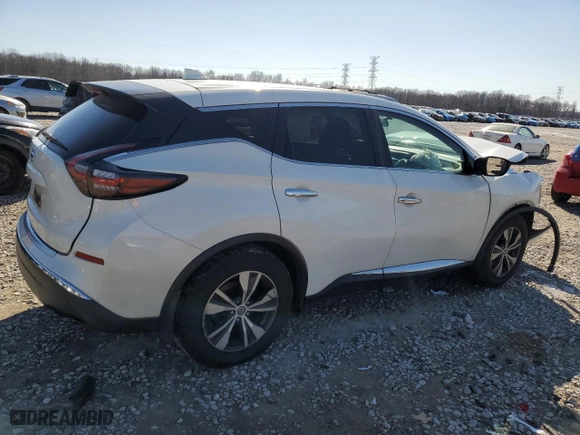 2019 Nissan Murano SV with VIN 5N1AZ2MJ5KN136070, listed as a Copart auction lot 46271285 with 163,977 mi miles and Salvage Title. Bid and sale history available at carsss.com. Image 3.
