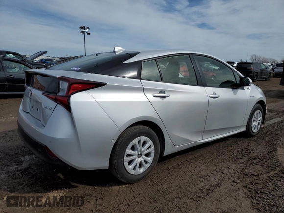 2022 Toyota Prius L Eco with VIN JTDKAMFU0N3188919, listed as a Copart auction lot 47249175 with 32,122 mi miles and Salvage Title. Bid and sale history available at carsss.com. Image 3.