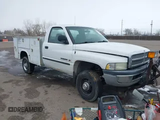 2002 Dodge Ram 2500 with VIN 3B7KF26Z02M251884, listed as a IAAI auction lot 41587095 with 1 mi miles. Bid and sale history available at carsss.com. Image 1.