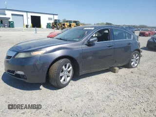 2012 Acura TL Tech Auto with VIN 19UUA8F51CA040233, listed as a Copart auction lot 50764185 with 183,786 mi miles and Salvage Title. Bid and sale history available at carsss.com. Image 1.