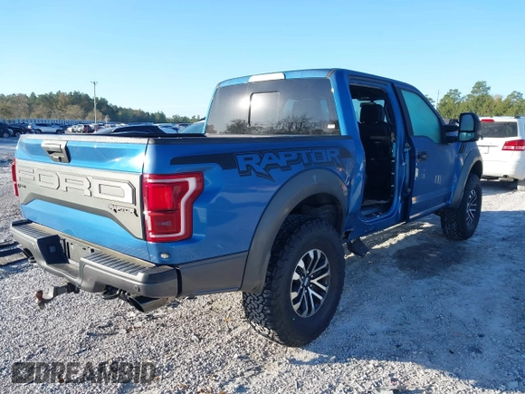 2020 Ford F-150 Raptor with VIN 1FTFW1RG6LFA91517, listed as a IAAI auction lot 41800990 with 112,535 mi miles and . Bid and sale history available at carsss.com. Image 4.