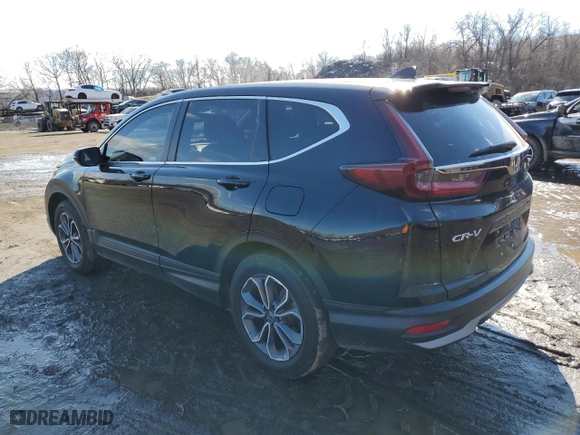 2021 Honda CR-V EX-L with VIN 2HKRW2H81MH653148, listed as a Copart auction lot 47107495 with 60,120 mi miles and Salvage Title. Bid and sale history available at carsss.com. Image 2.