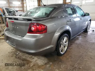2012 Dodge Avenger SE with VIN 1C3CDZAG4CN254727, listed as a Copart auction lot 45271155 with 206,291 mi miles and Salvage Title. Bid and sale history available at DreamBid. Image 3.