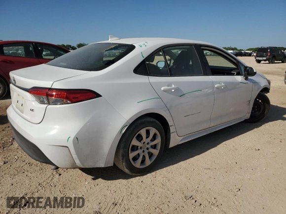 2023 Toyota Corolla LE z VIN 5YFB4MDE4PP064116, wystawiony jako Copart lot #52420265 z przebiegiem 31 260 mil mil oraz Szkoda całkowita • Salvage title. Historia ofert i sprzedaży dostępna na DreamBid. Obrazek 3.