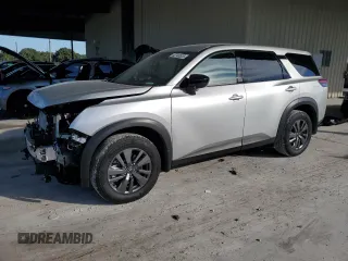 2024 Nissan Pathfinder S with VIN 5N1DR3AA7RC293984, listed as a Copart auction lot 42740525 with 1,627 mi miles and Salvage title. Bid and sale history available at DreamBid. Image 1.