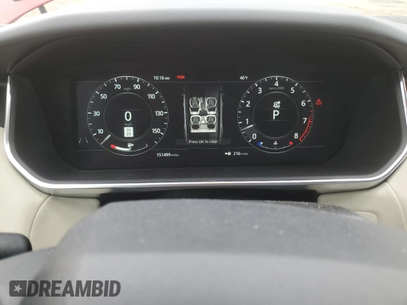 2018 Land Rover Range Rover Sport HSE with VIN SALWR2RVXJA198813, listed as a Copart auction lot 50330145 with 151,499 mi miles and Clean Title. Bid and sale history available at carsss.com. Image 9.