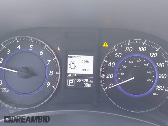 2015 Infiniti QX70 with VIN JN8CS1MU5FM380792, listed as a IAAI auction lot 41946084 with 128,928 mi miles and . Bid and sale history available at DreamBid. Image 7.