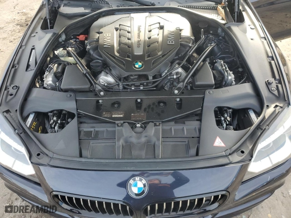 2014 BMW 6 Series 650i with VIN WBA6B2C51ED128896, listed as a Copart auction lot 84801734 with 142,181 mi miles and Salvage Title. Bid and sale history available at carsss.com. Image 11.