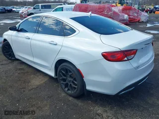 2015 Chrysler 200 C with VIN 1C3CCCEG0FN584234, listed as a IAAI auction lot 41867165 with 107,366 mi miles. Bid and sale history available at carsss.com. Image 3.