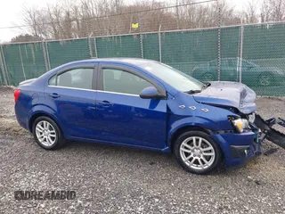 2013 Chevrolet Sonic LT with VIN 1G1JC5SH9D4251652, listed as a IAAI auction lot 41795018 with 45,268 mi miles and . Bid and sale history available at DreamBid. Image 13.