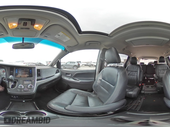 2016 Toyota Sienna SE with VIN 5TDXK3DC0GS725247, listed as a Copart auction lot 48266475 with 100,122 mi miles and Salvage title. Bid and sale history available at DreamBid. Image 14.