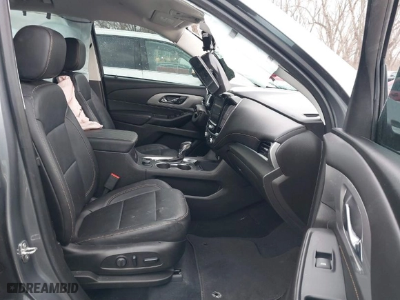 2021 Chevrolet Traverse RS with VIN 1GNEVJKW4MJ163501, listed as a IAAI auction lot 41344427 with 1 mi miles. Bid and sale history available at carsss.com. Image 5.