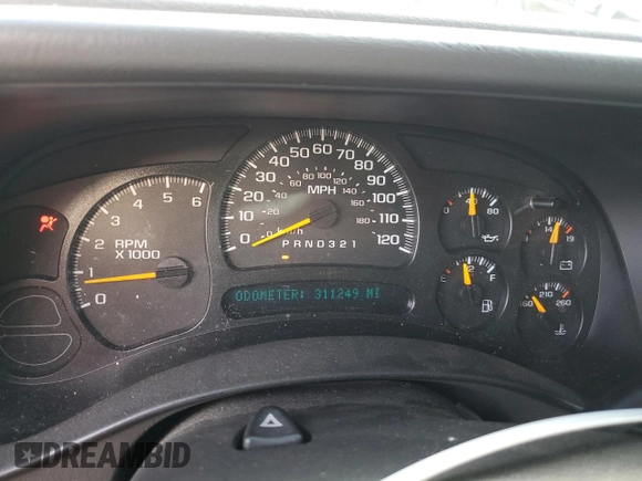2006 Chevrolet Tahoe LS with VIN 1GNEC13VX6R136741, listed as a Copart auction lot 78556914 with 311,249 mi miles and Salvage Title. Bid and sale history available at carsss.com. Image 9.