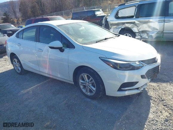 2017 Chevrolet Cruze LT with VIN 1G1BE5SMXH7111710, listed as a IAAI auction lot 41622649 with NaN miles. Bid and sale history available at carsss.com. Image 1.