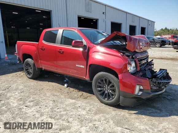 2022 GMC Canyon 2WD Elevation with VIN 1GTG5CENXN1117107, listed as a Copart auction lot 46647885 with 0 mi miles and Salvage Title. Bid and sale history available at carsss.com. Image 4.