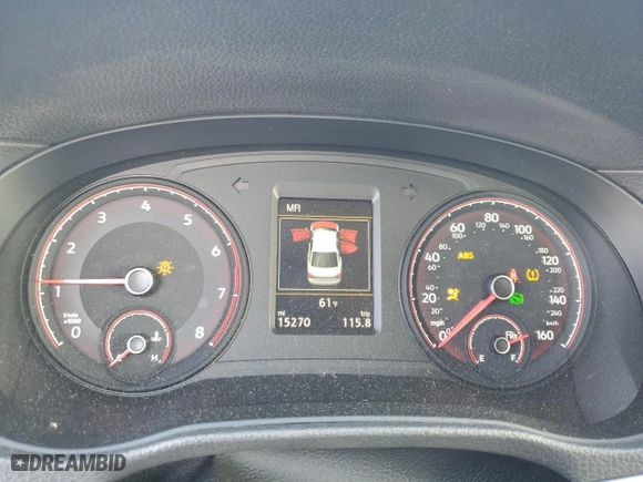2021 Volkswagen Passat 2.0T S with VIN 1VWAA7A37MC001828, listed as a Copart auction lot 83905264 with 15,270 mi miles and Salvage Title. Bid and sale history available at carsss.com. Image 9.