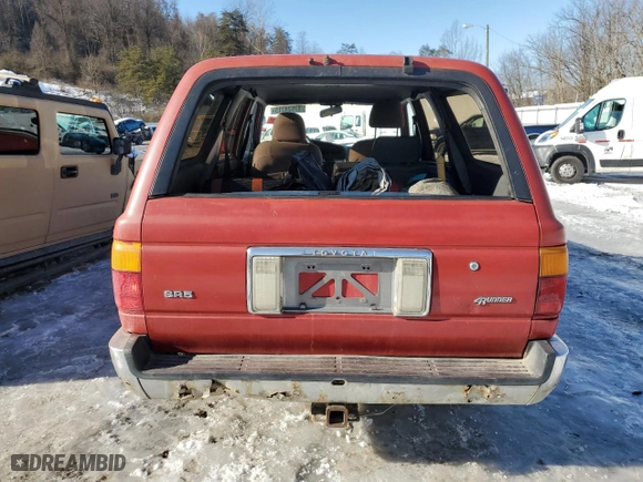 1990 Toyota 4Runner SR5 with VIN JT3VN39W2L0021330, listed as a Copart auction lot 87524315 with 107,839 mi miles and Clean Title. Bid and sale history available at carsss.com. Image 6.