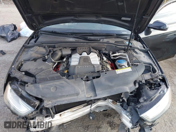 2014 Audi S4 Premium Plus with VIN WAUDGAFL5EA021929, listed as a IAAI auction lot 41974104 with 87,832 mi miles. Bid and sale history available at carsss.com. Image 10.