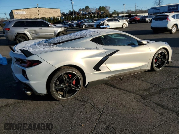 2022 Chevrolet Corvette 1LT with VIN 1G1YA2D44N5124168, listed as a Copart auction lot 82992154 with 12,179 mi miles and Salvage Title. Bid and sale history available at carsss.com. Image 3.