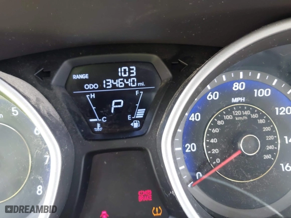 2012 Hyundai Elantra GLS with VIN KMHDH4AE8CU466814, listed as a IAAI auction lot 41933252 with 134,640 mi miles. Bid and sale history available at carsss.com. Image 15.