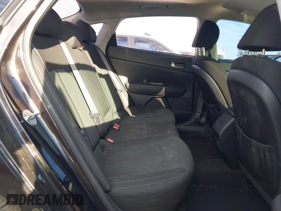 2018 Kia Optima LX with VIN KNAGT4L35J5238723, listed as a IAAI auction lot 41702109 with 66,620 mi miles. Bid and sale history available at carsss.com. Image 8.