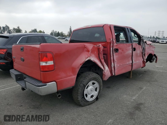 2006 Ford F-150 XLT with VIN 1FTPW12506KD92390, listed as a Copart auction lot 58854425 with Not provided miles and Salvage title. Bid and sale history available at DreamBid. Image 3.