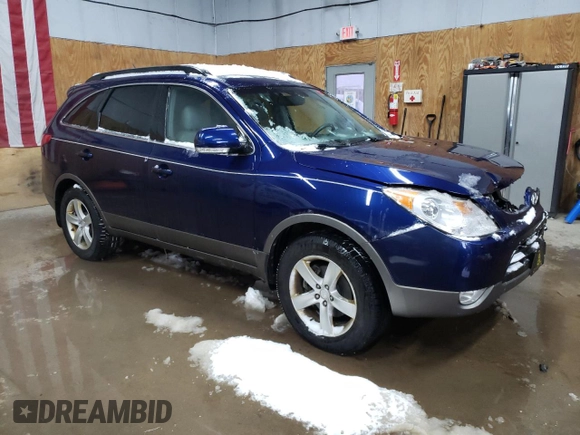 2007 Hyundai Veracruz GLS with VIN KM8NU73C47U012742, listed as a Copart auction lot 41645385 with 98,476 mi miles and Clean Title. Bid and sale history available at DreamBid. Image 4.