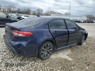 2022 Toyota Corolla SE with VIN 5YFP4MCE7NP131280, listed as a Copart auction lot 49771535 with 0 mi miles and Salvage Title. Bid and sale history available at carsss.com. Image 3.