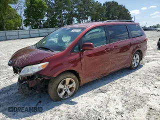 2015 Toyota Sienna LE AAS with VIN 5TDKK3DC3FS607895, listed as a Copart auction lot 54970035 with 145,956 mi miles and Salvage title. Bid and sale history available at DreamBid. Image 1.