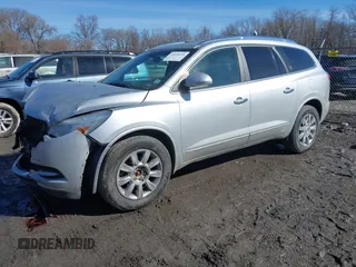 2015 Buick Enclave Leather with VIN 5GAKVBKD2FJ351065, listed as a IAAI auction lot 41656934 with 148,015 mi miles and . Bid and sale history available at carsss.com. Image 18.