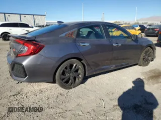 2017 Honda Civic Sedan Si with VIN 2HGFC1E58HH703995, listed as a Copart auction lot 87746465 with 108,227 mi miles and Salvage Title. Bid and sale history available at carsss.com. Image 3.