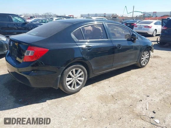 2012 Honda Civic EX-L with VIN 19XFB2F97CE028900, listed as a IAAI auction lot 41651336 with 174,338 mi miles and . Bid and sale history available at DreamBid. Image 4.