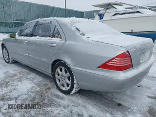 2004 Mercedes-Benz S-Class 5.0L with VIN WDBNG84J84A426875, listed as a IAAI auction lot 41608716 with 0 mi miles. Bid and sale history available at carsss.com. Image 3.