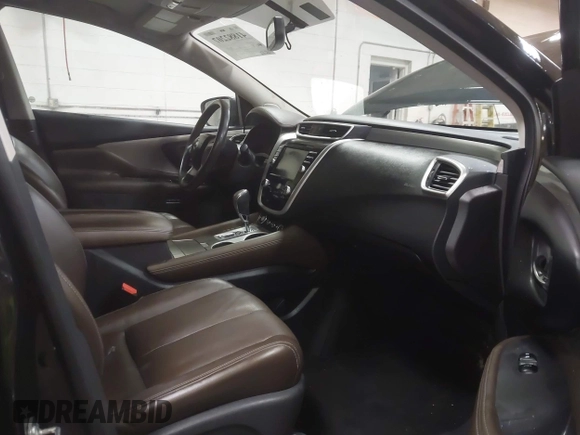2017 Nissan Murano SL with VIN 5N1AZ2MHXHN106410, listed as a IAAI auction lot 41882207 with 152,876 mi miles and . Bid and sale history available at carsss.com. Image 5.
