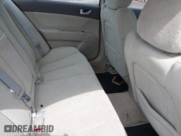2007 Hyundai Sonata GLS with VIN 5NPET46C97H297143, listed as a IAAI auction lot 42182238 with 61,479 mi miles and . Bid and sale history available at DreamBid. Image 8.