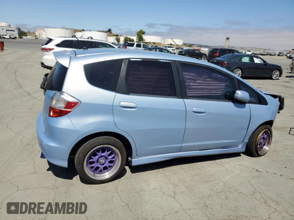 2010 Honda Fit Sport with VIN JHMGE8H49AC011812, listed as a Copart auction lot 60341615 with 187,428 mi miles and Salvage title. Bid and sale history available at DreamBid. Image 3.