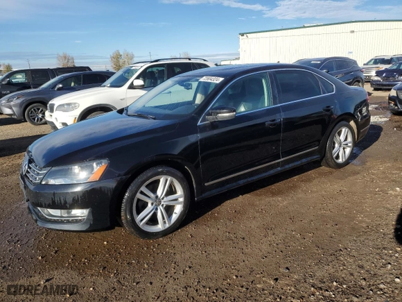 2014 Volkswagen Passat SEL Premium with VIN 1VWCS7A31EC111183, listed as a Copart auction lot 72804324 with 243,995 mi miles and Salvage Title. Bid and sale history available at carsss.com. Image 1.
