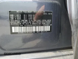 2016 Subaru Legacy Limited with VIN 4S3BNAN63G3022435, listed as a Copart auction lot 65662395 with 86,913 mi miles and Salvage title. Bid and sale history available at DreamBid. Image 12.