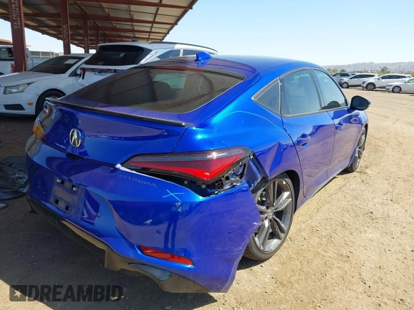 2023 Acura Integra Technology with VIN 19UDE4G73PA008466, listed as a IAAI auction lot 41752113 with 28,053 mi miles and . Bid and sale history available at carsss.com. Image 4.