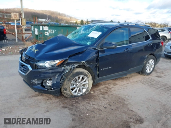 2020 Chevrolet Equinox LT with VIN 3GNAXUEV4LS684244, listed as a IAAI auction lot 41048446 with 41,000 mi miles. Bid and sale history available at carsss.com. Image 2.