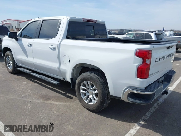 2023 Chevrolet Silverado 1500 LT with VIN 2GCUDDEDXP1140242, listed as a IAAI auction lot 41707375 with 92,900 mi miles. Bid and sale history available at carsss.com. Image 3.