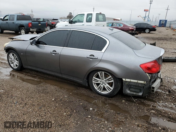2015 Infiniti Q40 with VIN JN1CV6AR1FM522039, listed as a Copart auction lot 80275544 with 96,309 mi miles and Salvage Title. Bid and sale history available at carsss.com. Image 2.