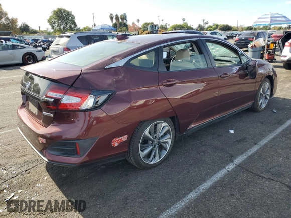 2018 Honda Clarity Plug-In Hybrid with VIN JHMZC5F12JC015108, listed as a Copart auction lot 80735454 with 81,669 mi miles and Salvage Title. Bid and sale history available at carsss.com. Image 3.