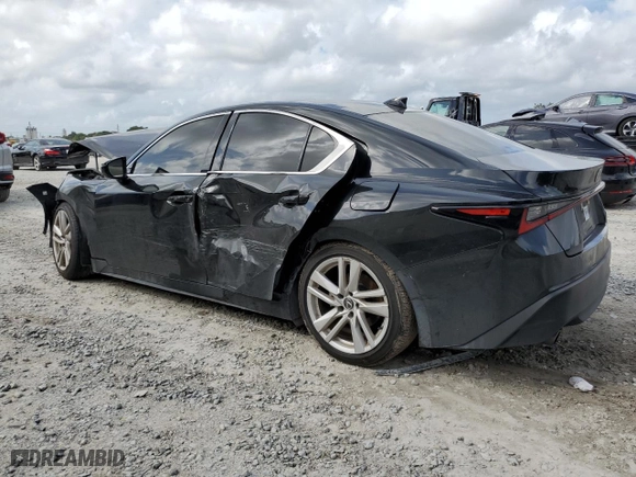 2023 Lexus IS with VIN JTHCA1D22P5126559, listed as a Copart auction lot 79897694 with 25,690 mi miles and Salvage Title. Bid and sale history available at carsss.com. Image 2.