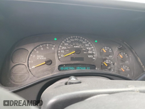 2003 Chevrolet Tahoe LT with VIN 1GNEC13Z43R163576, listed as a Copart auction lot 50823645 with 257,460 mi miles and Salvage title. Bid and sale history available at DreamBid. Image 9.