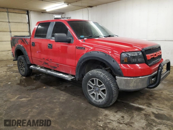 2007 Ford F-150 XLT with VIN 1FTRW14W07FB11908, listed as a Copart auction lot 45978015 with 204,374 mi miles and Clean title. Bid and sale history available at DreamBid. Image 4.