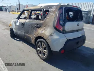 2016 Kia Soul + with VIN KNDJP3A53G7240303, listed as a IAAI auction lot 41948097 with 1 mi miles. Bid and sale history available at carsss.com. Image 3.