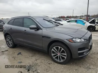 2018 Jaguar F-Pace 20d Premium with VIN SADCJ2FNXJA257790, listed as a Copart auction lot 81945434 with 76,524 mi miles and Clean Title. Bid and sale history available at DreamBid. Image 4.