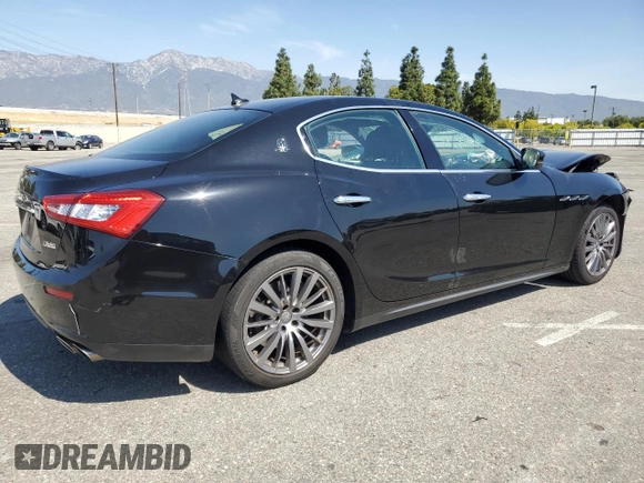 2017 Maserati Ghibli S с VIN ZAM57RSA1H1212595, выставлен на аукционе Copart как лот 52111405 с пробегом 55 158 миль миль и Списание • Salvage title. История ставок и продаж доступна на DreamBid. Изображение 3.